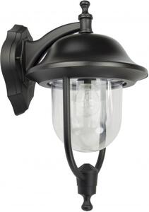 Luce da esterno nera IP43 E27 alluminio casa rustica giardino lampada da parete