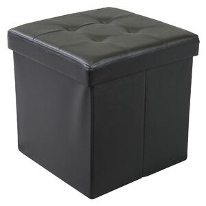 ZARA - pouf quadrato in ecopelle