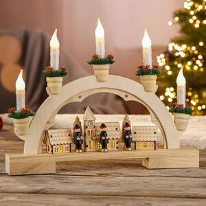 HI Decorazione di Natale Arco Ornamentale con Luci