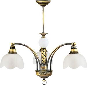 Plafoniera in metallo ottone 3 luci soggiorno sala da pranzo Art Nouveau accogliente lampada da soffitto TOBSYN