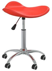 VidaXL Sedia da ufficio in Pelle finta rossa