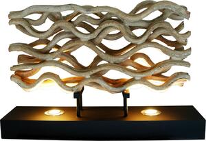 Lampada da tavolo LED driftwood alta 50 cm Lampada da tavolo unica e moderna