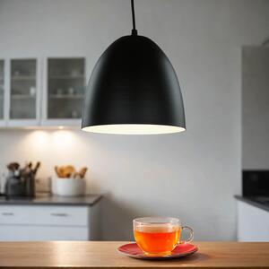 Lampada a sospensione E27 in metallo nero retro lampada a sospensione tavolo da pranzo cucina