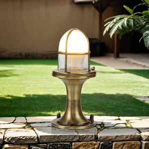 Luce esterna marittima piccola H:25cm esterno SANTORIN sentiero illuminazione giardino lampada in piedi terrazza all'aperto
