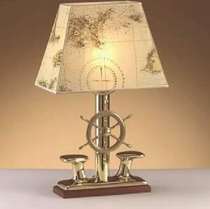 Lampada da tavolo Maritime Art Nouveau 38 cm Lampada in ottone Lampada da tavolo