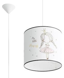 Lampada a sospensione PRINCESS 30 1xE27 15W PVC 95x30x30cm Sollux Lighting