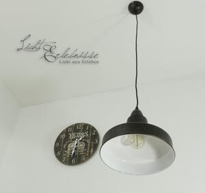 Lampada a sospensione Loft in metallo marrone-oro Lampada a sospensione Ø 26cm con attacco E27 Lampada a sospensione