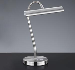 Lampada da tavolo a LED classica CURTIS in metallo nichel opaco 4W bianco caldo lampada da tavolo soggiorno camera da letto