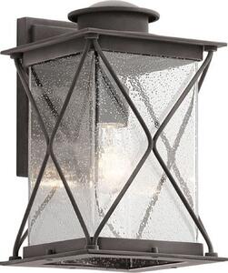 Applique da esterno IP44 E27 vetro metallo lampada da esterno vintage parete giardino terrazzo