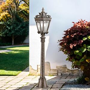 Lampada da terra antica H:110cm da esterno design vintage opulento AMELIA lampada da giardino sentiero terrazzo balcone