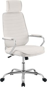 Sedia da ufficio - Sedia ergonomica - Ideale per il lavoro da casa - Regolabile in altezza in modo continuo - Altezza: 128 cm - Colore: beige