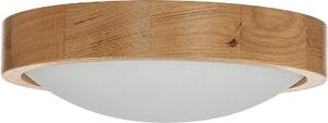 Plafoniera moderna "ARBARO" in legno di quercia (rovere) lampada da soffitto in vetro soggiorno camera da letto corridoio