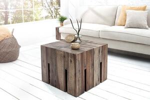 Tavolino driftwood 30 x 45 x 30 cm unico blocco di legno tavolino sgabello scaffale