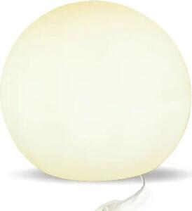 Lampada da tavolo grande Ø 50 cm H: 44 incl. LED E27 2700 K bianco caldo cavo interruttore lampada rotonda a sfera bianca lampada da tavolo soggiorno camera da letto