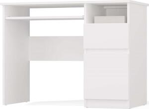 Scrivania, colore bianco, dimensioni 98,5 x 75,5 x 51 cm
