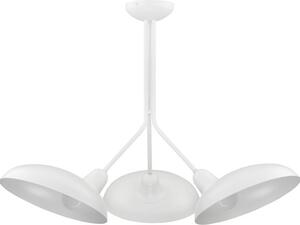 Lampada da soffitto retrò in metallo bianco E27 3 luci da soffitto soggiorno camera da letto corridoio