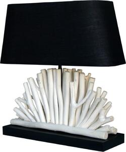 Lampada da tavolo di design in tessuto driftwood paralume decorativo fatto a mano Lampada da tavolo ROLET lampada da comodino