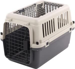 Trasportino per animali Flamingo, colore grigio, modello XS, dimensioni 33x50x33 cm