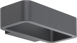 Applique da esterno a LED moderna "Muno" in alluminio antracite Lampada da parete balcone terrazzo giardino