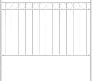 Elemento Recinzione ASSEN 170 x 150 cm Acciaio Bianco