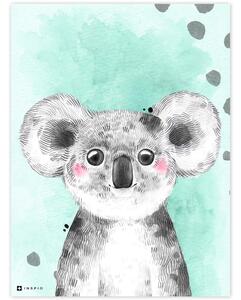 Quadro per la camera dei bambini - Colorato con koala