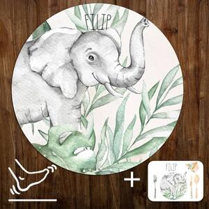 Tappeto da gioco INSPIO - Elefante SAFARI