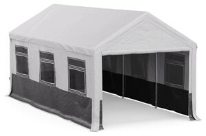 Blumfeldt Gazebo - 6x3m, Gazebo Esterno Resistente, Tetto in PE, Pareti Laterali con Finestra, Telaio in Acciaio, Facile da Montare, Protezione da Insetti, Ideale per Feste e BBQ