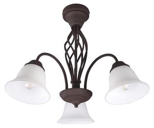 Lampada da soffitto RUSTICA in rame Trio 601000324