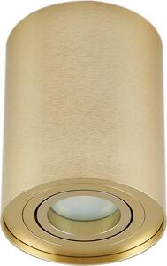 Spot da soffitto Arco Jolina, rotondo, oro, 13 cm, metallo