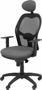 Sedia da ufficio in mesh - Sedia ergonomica per ufficio - Comfort per lavorare - Meccanismo sincronizzato - Taglia unica - Grigia