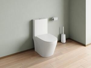 WC da appoggio Drenaggio orizzontale Ceramica Bianco opaco - NAGILAM