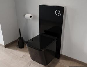 Telaio per WC sospeso decorativo Nero - SPINOSA
