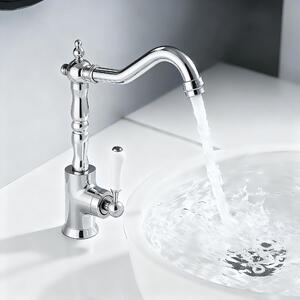 Rubinetto cucina cromato monocomando - Retrò - Flessibile - Per cucina e bagno