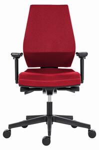 Powerton Sedia da ufficio ergonomica ERGO SIMA, rossa