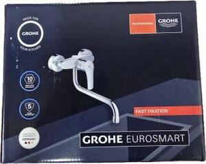 GROHE 32224003 Miscelatore monocomando SPT Eurosmart 32224_3 Uscita a parete. 277 mm cromo