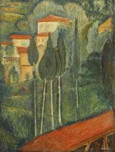 Riproduzione Landscape, Amedeo Modigliani