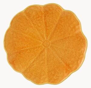 Set di 4 piatti piani in gres Pumpkin