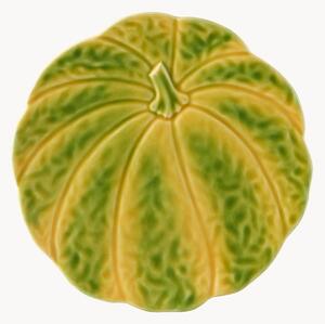 Set di 4 piatti da colazione in gres Pumpkin