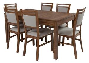 Set sala da pranzo Boston BA114 77x80x140cm