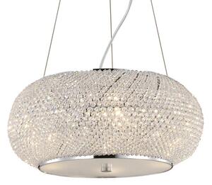 Ideal Lux - Lampadario di cristallo PASHA 10xE14/40W/230V diametro 55 cm cromo