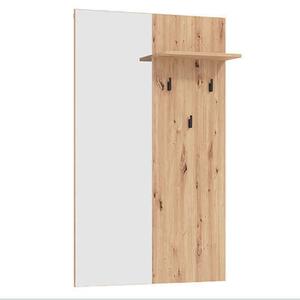 DODO - armadietto per ingresso con cuscino colore rovere