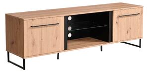 DODO - porta tv moderno colore rovere con 2 ante