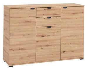 ONE - credenza moderna con 3 ante e 2 cassetti