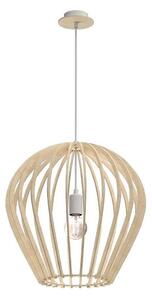 Amplex 5016 - Lampadario sospeso con cavo BALA 1xE27/20W/230V beige