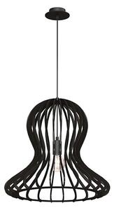 Amplex 5020 - Lampadario a sospensione con cavo OCTO 1xE27/20W/230V nero