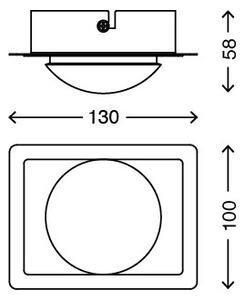 Briloner 2091-018 - Plafoniera LED da bagno SURF LED/4,5W/230V IP44