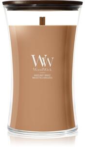 Woodwick Hazelnut Roast candela profumata con stoppino in legno 610 g