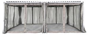 Garden Point antracite Madera Premium 3x6m pergola da terrazzo