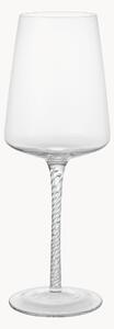 Set di 4 bicchieri da vino bianco in vetro soffiato Bellevue