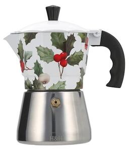 Caffettiera 3 tazze in alluminio e acciaio inox